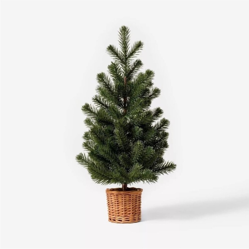 Threshold Studio McGee Medium Pine Artificial Tree in Basket